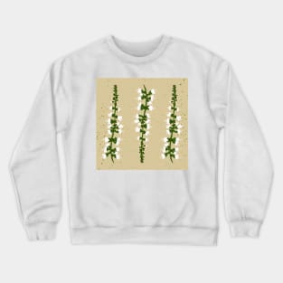 Basil Blossom Beige Crewneck Sweatshirt